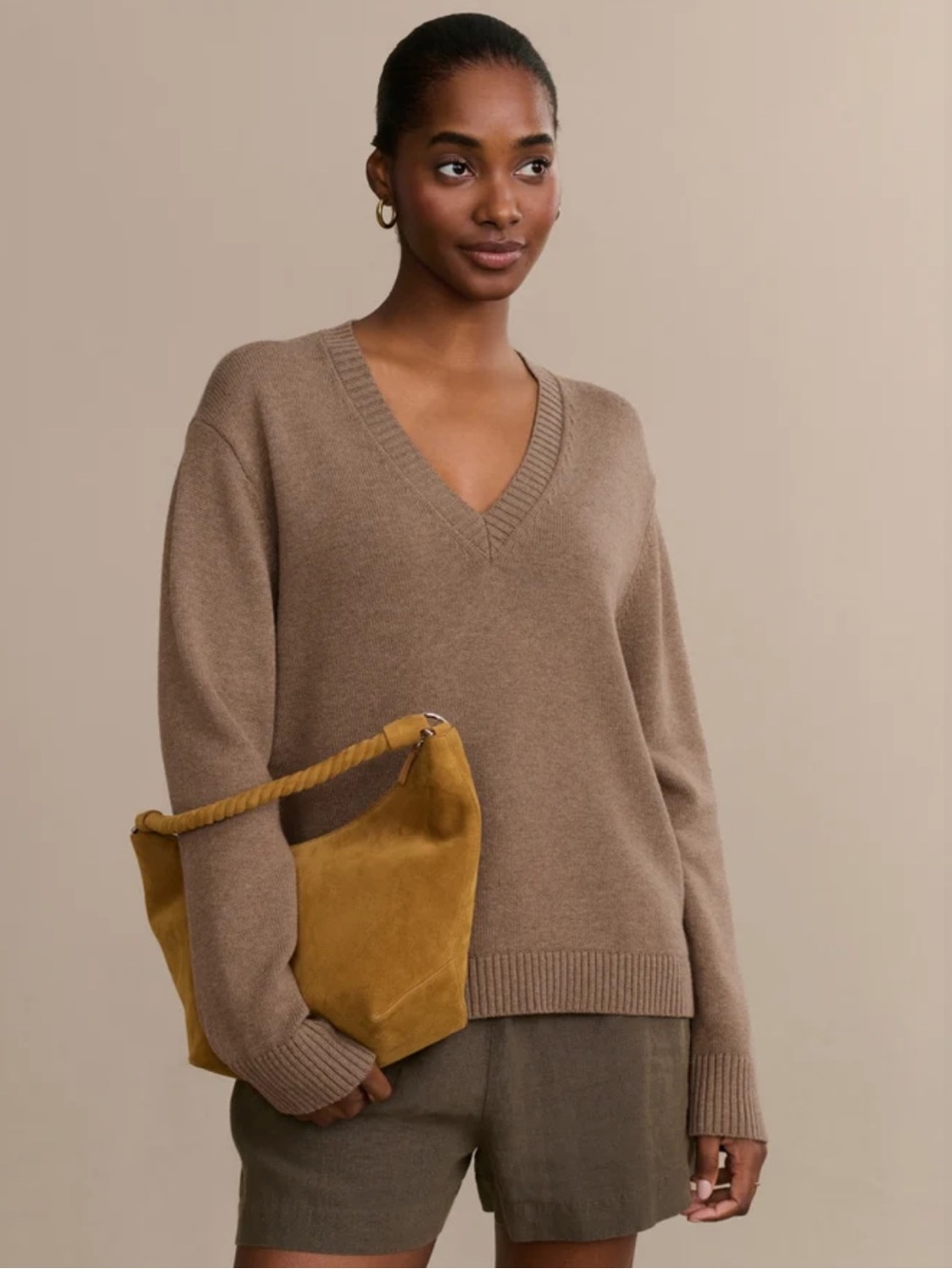 Jenni Kayne SIMONE V NECK SEEATER